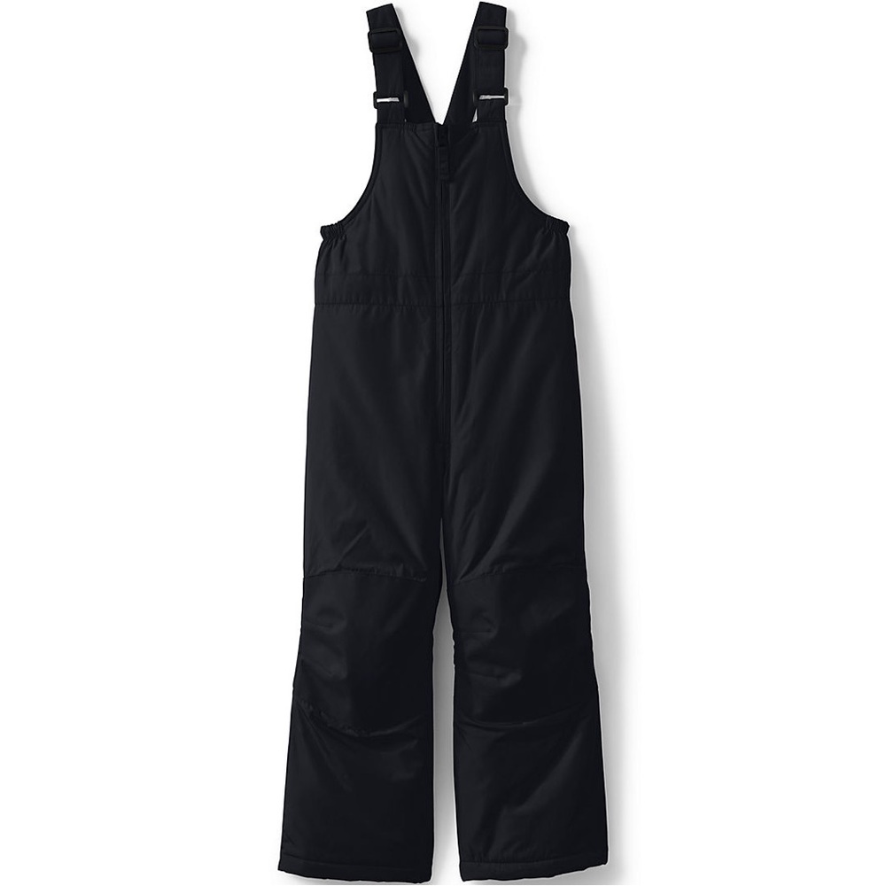 Lands End Kids Snow Bibs Snow Pants Overalls Size 2 Xxs Black